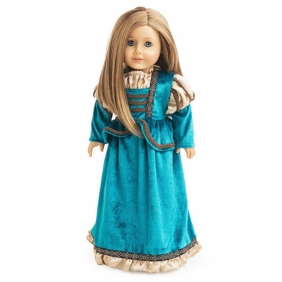 Little Adventures Scottish Princess Matching Doll Dress