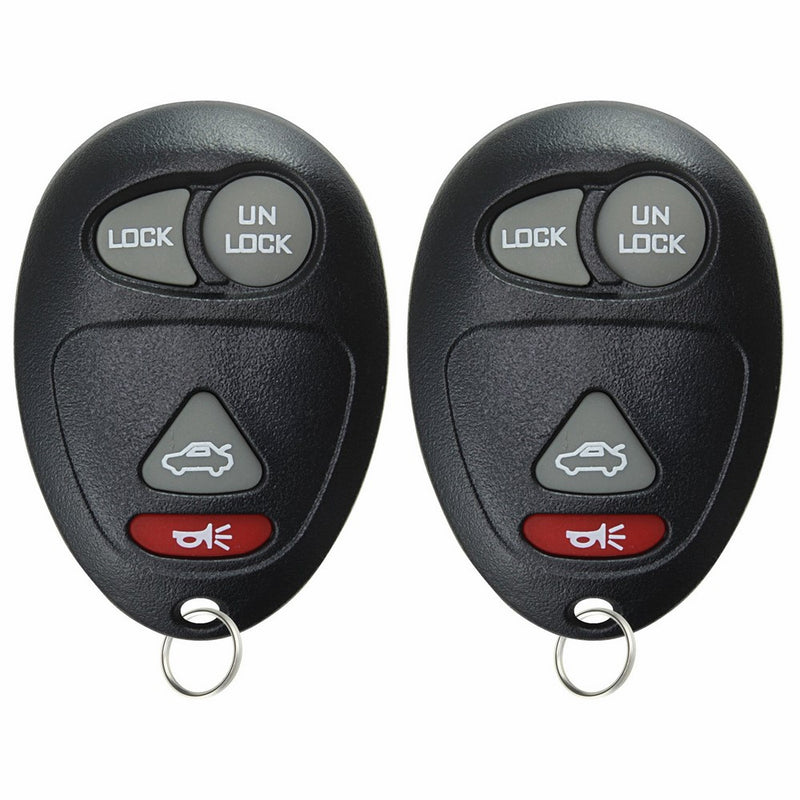 KeylessOption Keyless Entry Remote Control Car Key Fob Replacement for L2C0007T (Pack of 2)