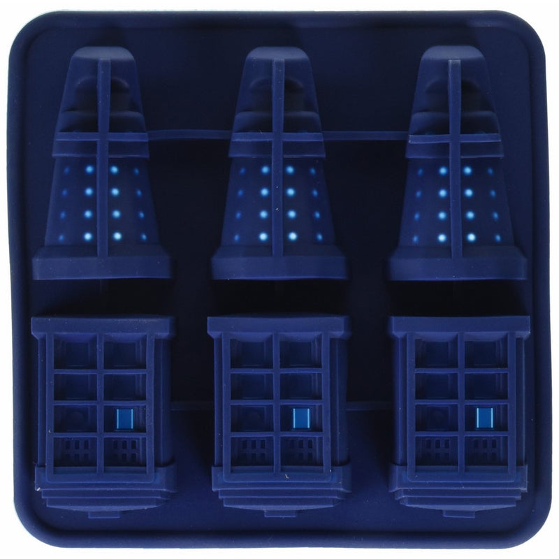 chain supply Doctor Who Silicone Ice Cube Tray Tardis & Daleks