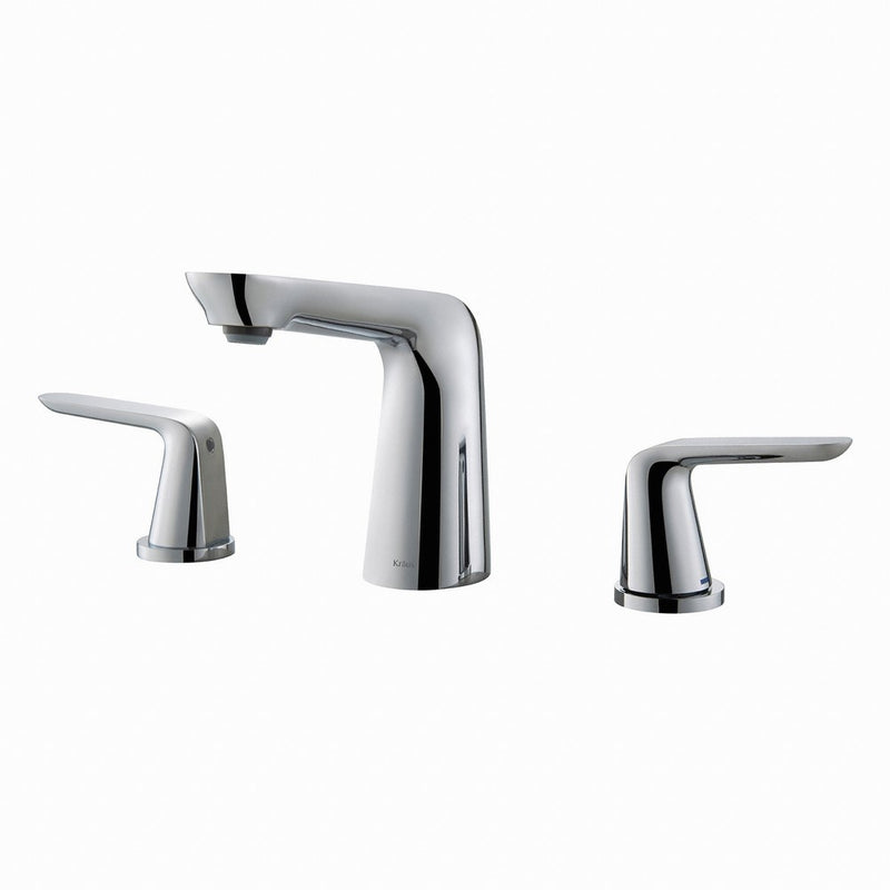 Kraus FUS-1823CH Seda Widespread 2-Handle Bathroom Faucet, 8", Chrome