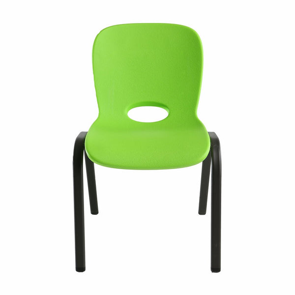 Lifetime 80473 Kids Stacking Chair (4 Pack), Lime Green