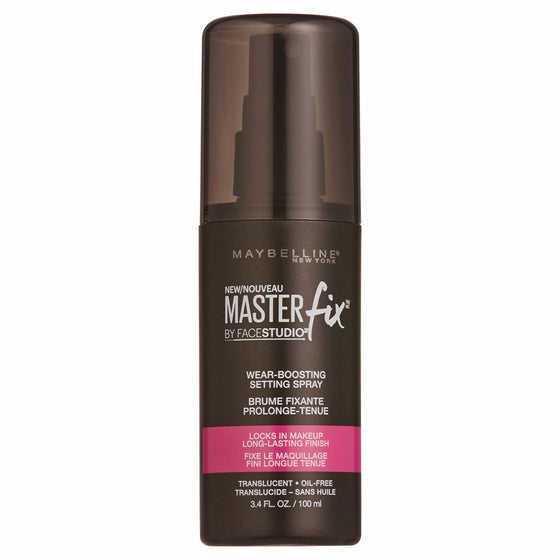 Maybelline Facestudio Master Fix Wear-Boosting Setting Spray, Translucent, 3.4 fl. oz.