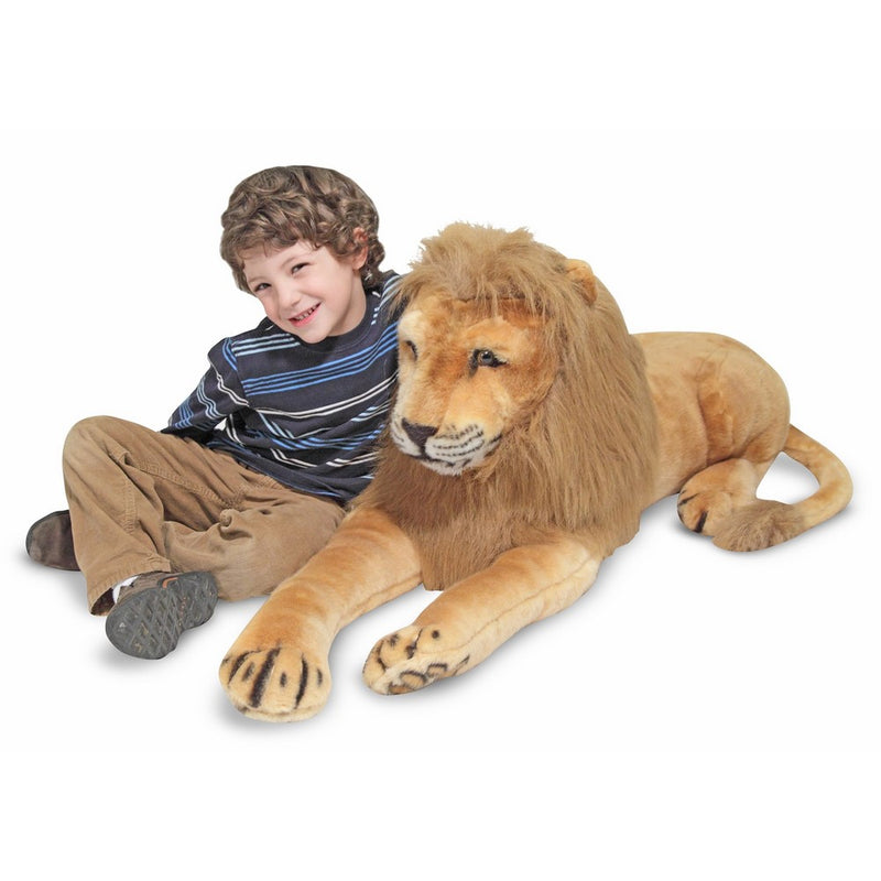 Melissa & Doug Giant Lion - Lifelike Stuffed Animal (over 6 feet long)