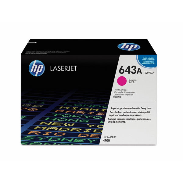 HP 643A (Q5953A) Magenta Original Toner Cartridge for HP LaserJet 4700