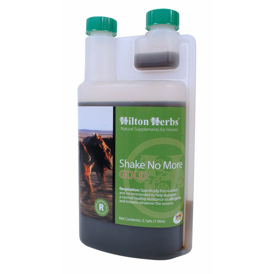 Hilton Herbs Shake No More Gold Allergy Support Supplement for Horses, 2.1pt Bottle