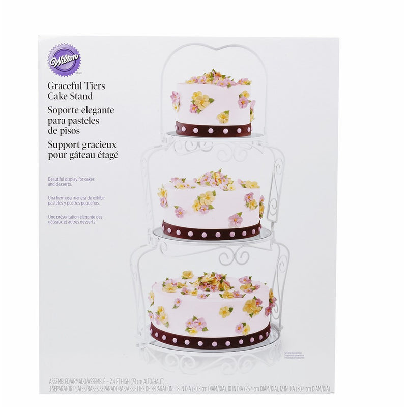 Wilton Graceful Tiers 3-Tier Cake Stand