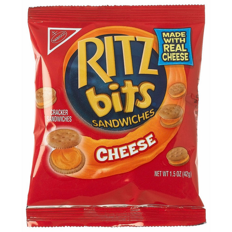 Ritz Bits Cheese Cracker, 1.5-Ounce Units (Pack of 60)
