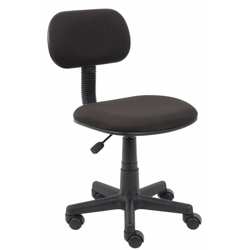 Boss Office Products B205-BK Fabric Steno Chair in Black