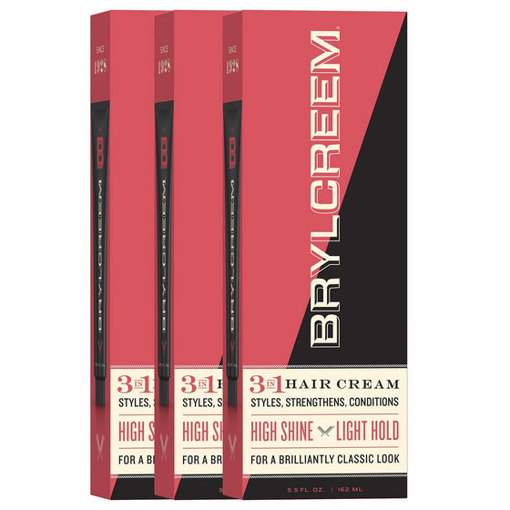 Brylcreem Original Men's Hair Cream, 5.5 Ounce (Pack of 3)