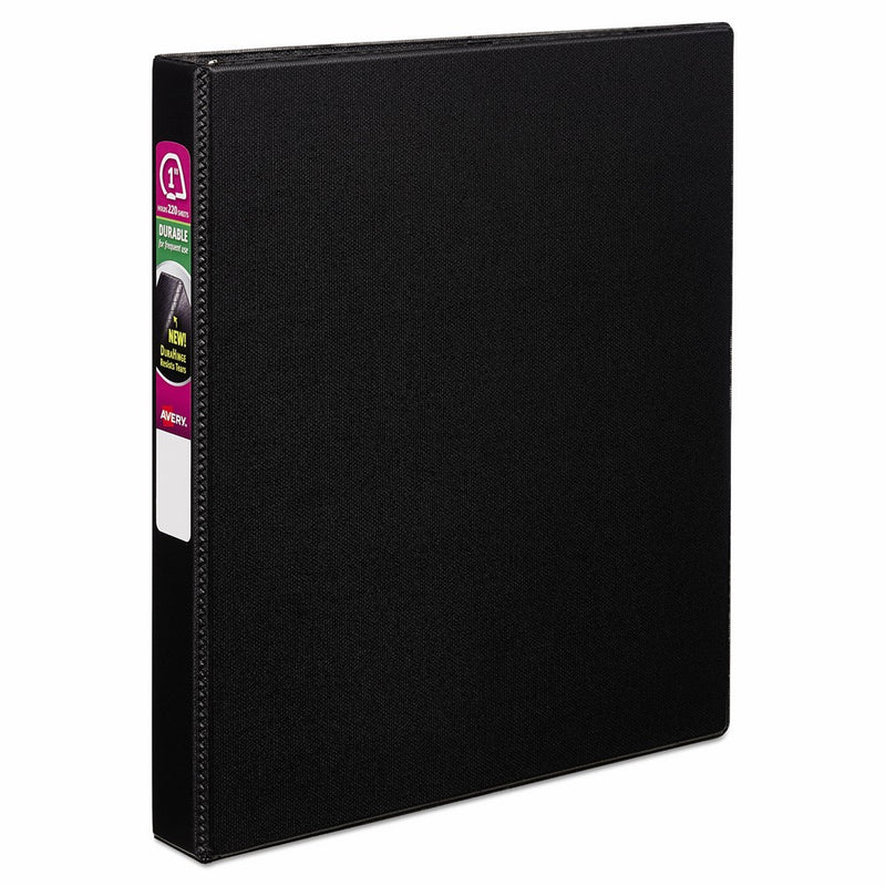 Avery 27250 Durable Binder with Slant Rings, 11 x 8 1/2, 1", Black