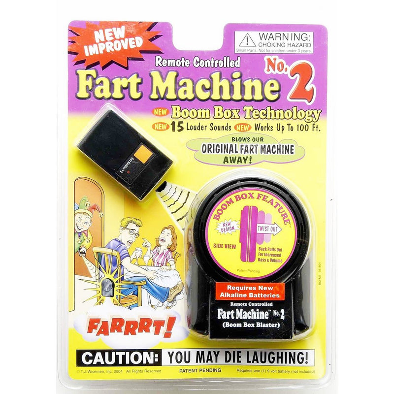 Forum Novelties T.J. Wisemen Remote Control Fart Machine No. 2 Funny Gag Gift Joke Prank