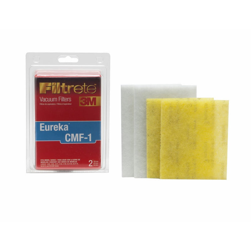3M Filtrete Eureka CMF-1 Allergen Vacuum Filter - 2 foam filters
