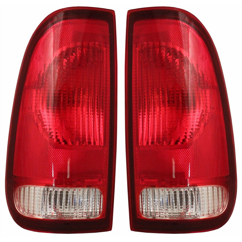 Ford F 150 250 350 450 550 97 - 07 Tail Light Pair F85Z 13404 13405 Ca