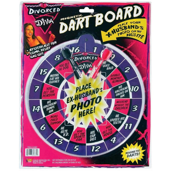 Forum Novelties Divorced Diva Dart Board