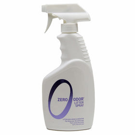 Zero Odor Litter Box Odor Eliminator, Trigger Spray, 16 ounces