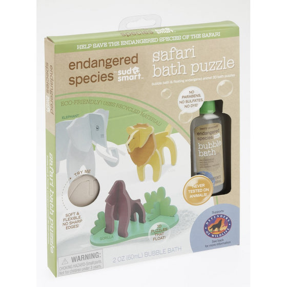 Endangered Species by Sud Smart Safari Bath Puzzle