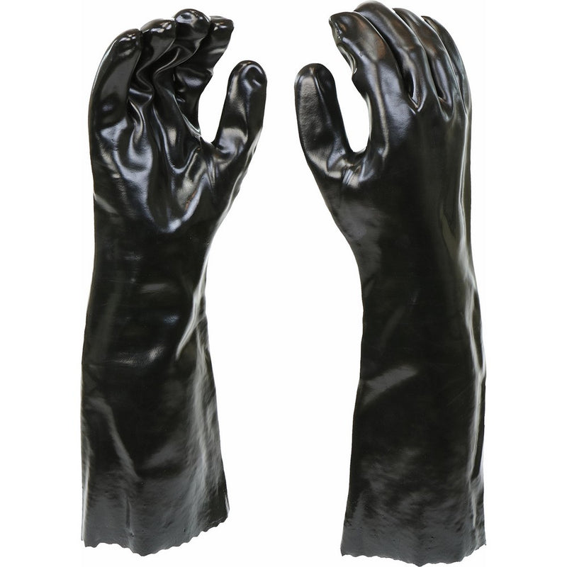West Chester 12018 Chemical Resistant PVC Coated Work Gloves: 18" Length, One Size Fits Most, 1 Pair