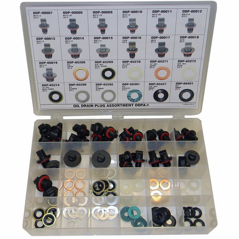Oil Drain Plug Assortment, 24 SKU