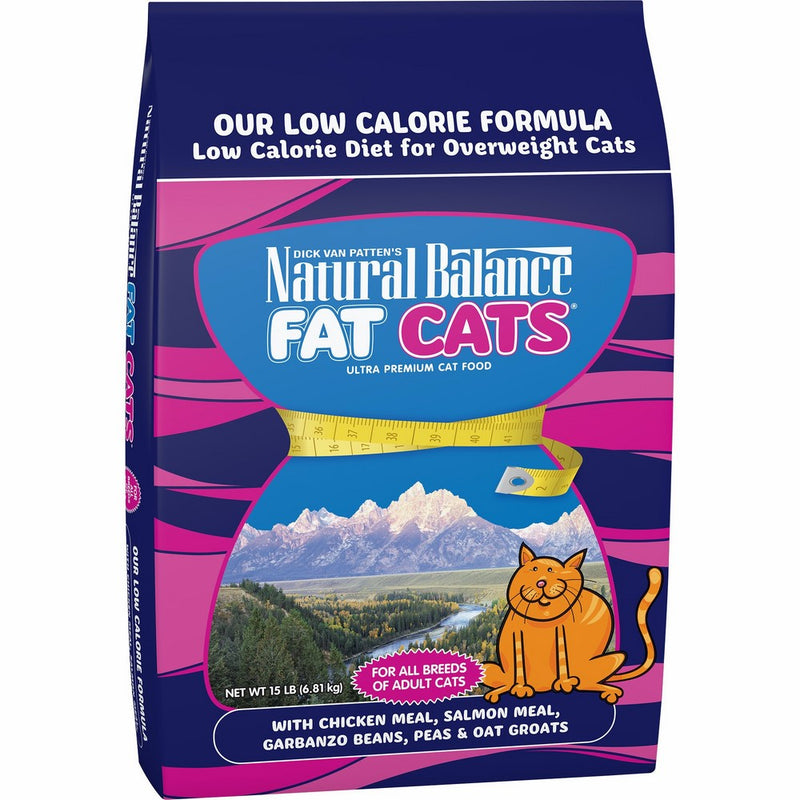 Natural Balance Fat Cats Low Calorie Dry Cat Food, 15-Pound