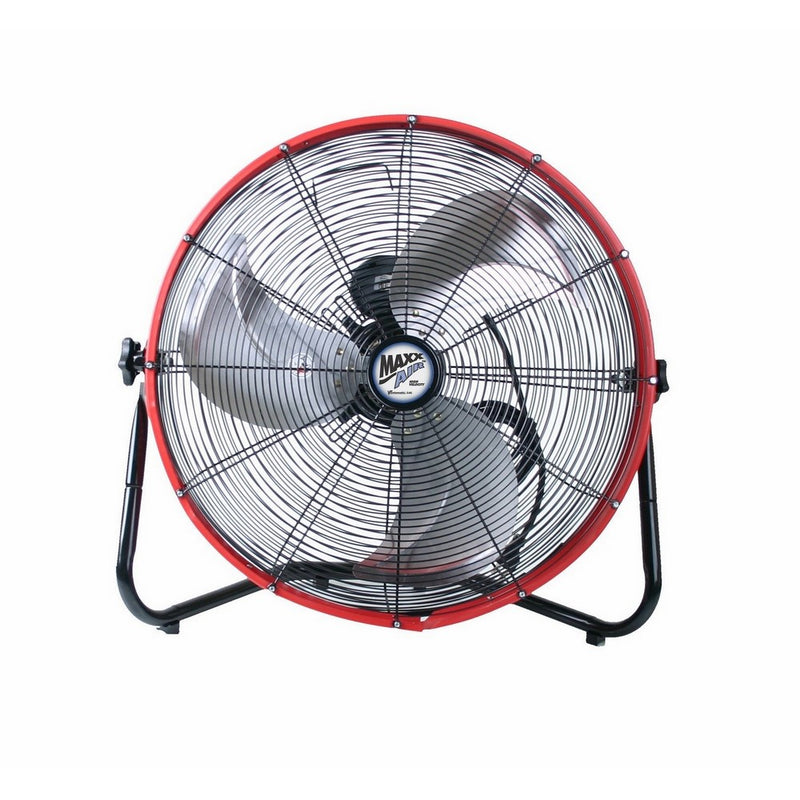MaxxAir HVFF 20S REDUPS Shroud Floor Fan, 20-Inch, Red