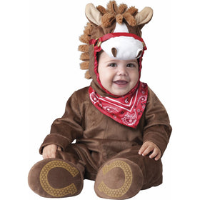 InCharacter Baby Boy's Playful Pony Costume, Brown, Medium (12-18months)
