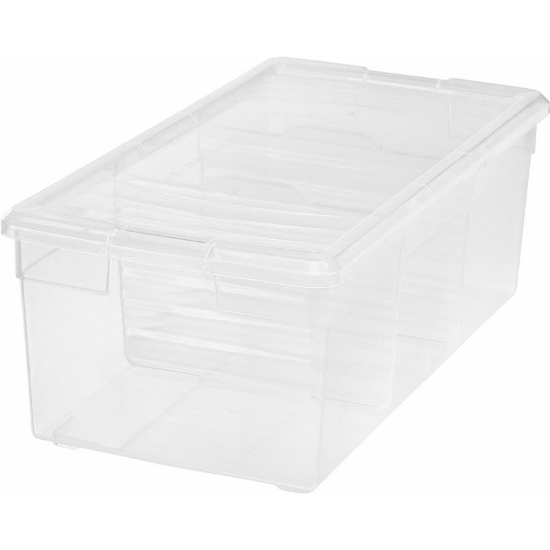 IRIS Media Storage Box, 6 Pack, Clear