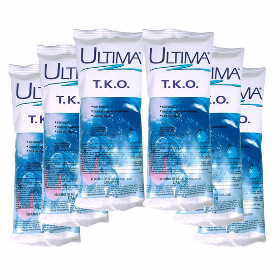 Ultima 40542-06 T.K.O. Chlorinating Shock Treatment for Swimming Pools (6 Pack), 1 lb