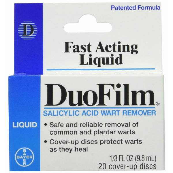 Duofilm Liquid Salicylic Acid Wart Remover - 1/3 Oz (Pack of 2)