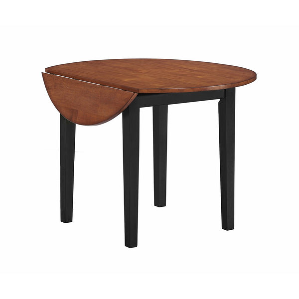 Intercon Imagio Home Arlington 42" Drop Leaf Table, Black and Java Finish