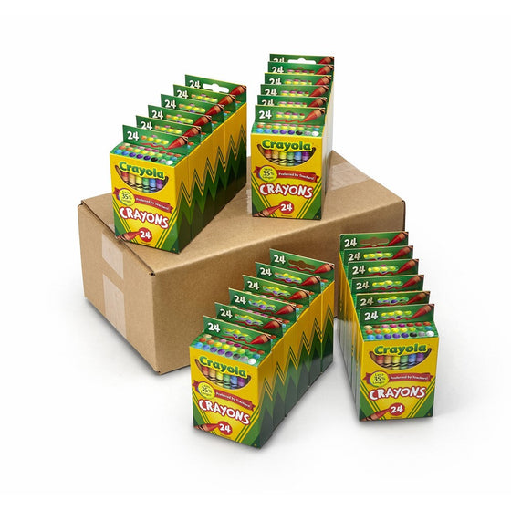 Crayola Bulk Crayons, 24 Packs of 24 ct., Classpack