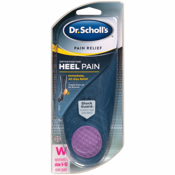 Dr. Scholl's Pain Relief Orthotics for Heel for Women, 1 Pair, Size 5-12