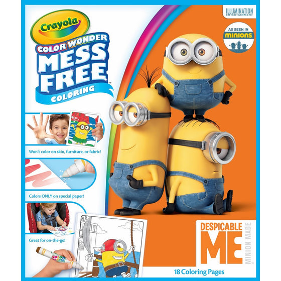 Crayola Despicable Me Color Wonder Coloring Pad & Markers