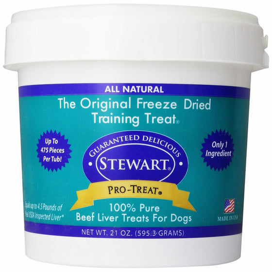 Stewart Freeze Dried Treats 21 oz. Beef Liver
