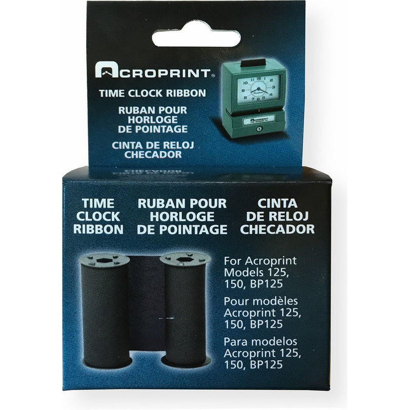 Acroprint 20-0106-002 Standard 125/150 Blue Ribbon, Blue Time Clock Ribbon For Use With Model 125 and Model 150 Acroprint Time Clocks