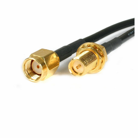 StarTech.com 10 feet RP-SMA to SMA Wireless Antenna Adapter Cable - M/F (RPSMA10MF)