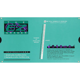 Grading Calculator - E-Z Grader Teacher's Aid Scoring Chart (Original) - 8-1/2" x 4-3/4"