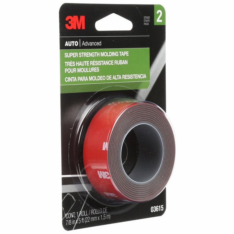 3M 03615 Scotch-Mount 7/8" x 5' Molding Tape
