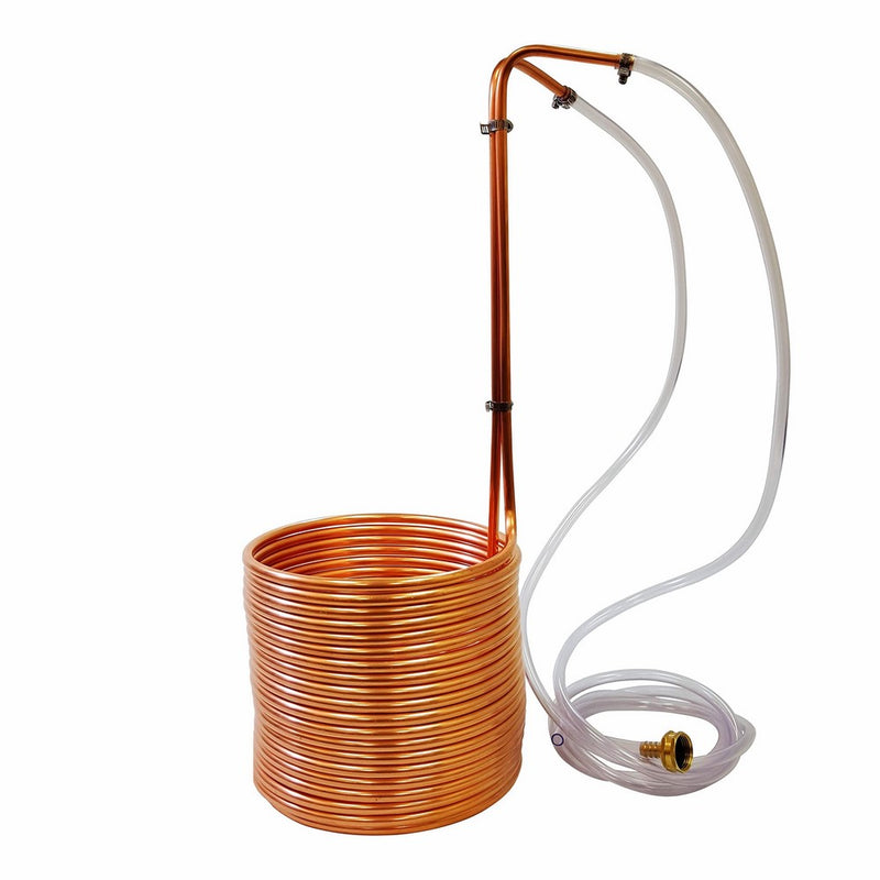 Deluxe Copper Immersion Wort Chiller 50' x 3/8"