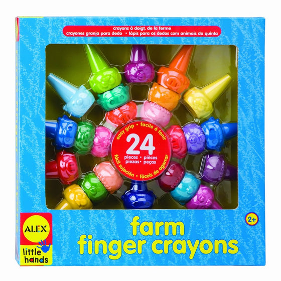 ALEX Toys Little Hands Farm Finger Crayons