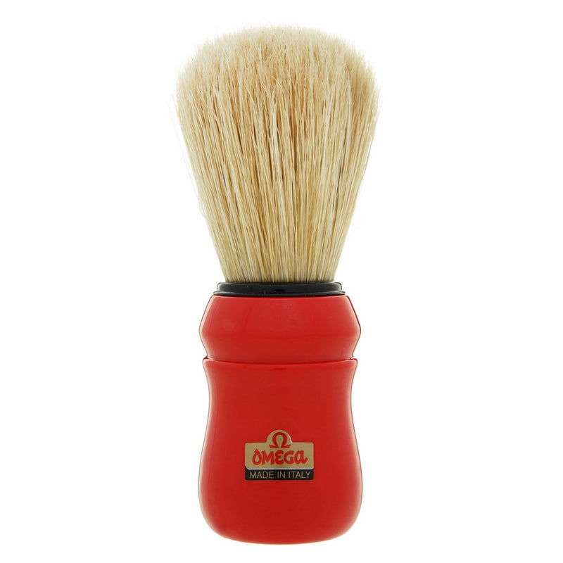 Omega Red 49 Professional Pure Bristle Shaving Brush
