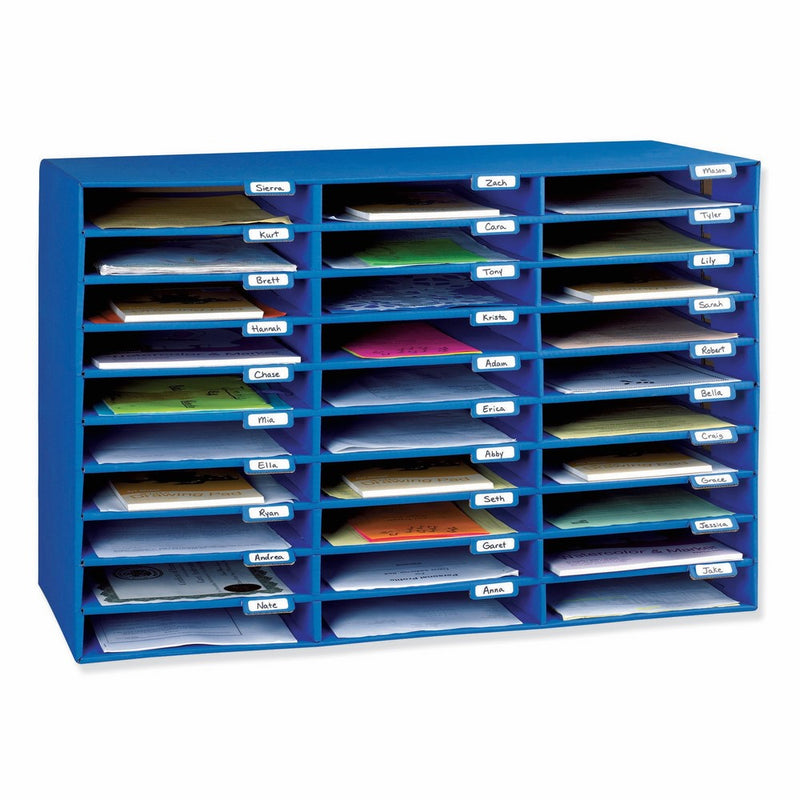 Classroom Keepers 30-Slot Mailbox, Blue (001318)
