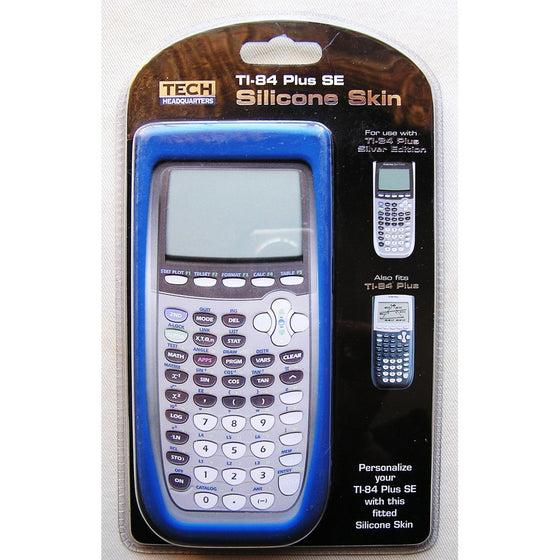 1 X Blue Silicone Calculator Skin (Fits TI-84 Plus and TI-84 Plus SE)