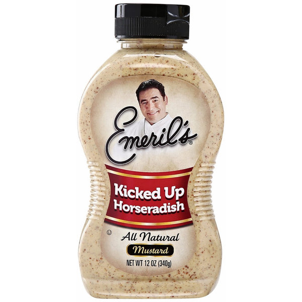 Emeril Kicked Up Horseradish Mustard, 12 oz