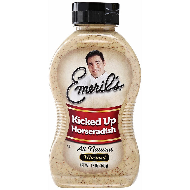 Emeril Kicked Up Horseradish Mustard, 12 oz