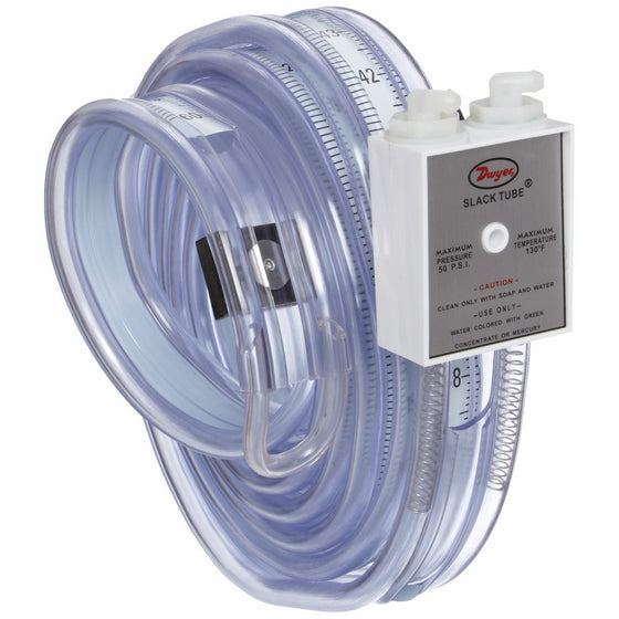 Dwyer Slack Tube Series 1211 Handy Roll-Up Manometer, Pressure Range 60-0-60 WC