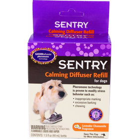 SERGEANT'S 484246 Sentry Calming Diffuser for Refill for Dogs, 1.5-Ounce Lavender chamomile fragrance.