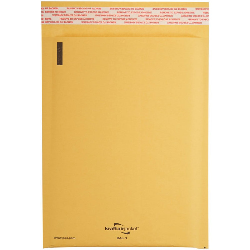 Pratt KAJ-0 Self-Seal Kraft Bubble Mailer, 6.25" x 9" (Pack of 250)