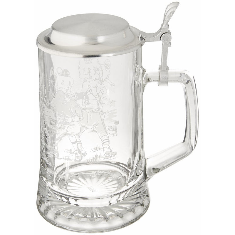 M. CORNELL IMPORTERS 5976 Glass Football Stein