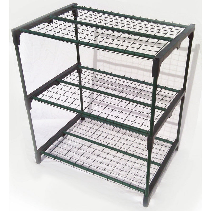 Zenport SH3222A 3-Tier Greenhouse Plant Growing Rack