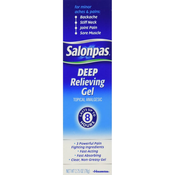 Salonpas Deep Pain Relieving Gel 2.75oz